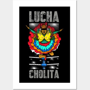 LUCHA Cholita Posters and Art